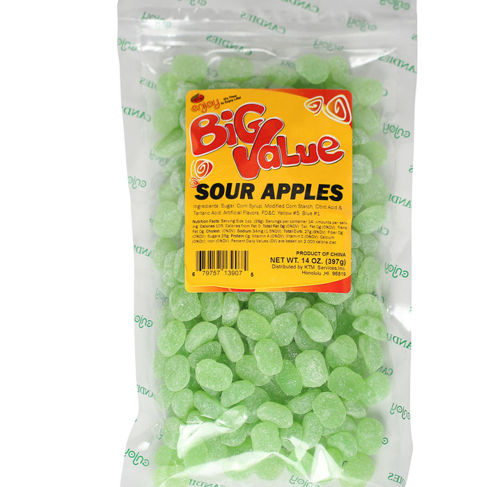 Enjoy Sour Apples - 14 oz