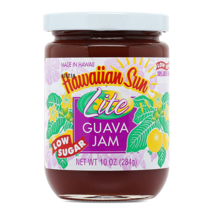Hawaiian-sun-lite-guava-jam-10-oz-jar-front