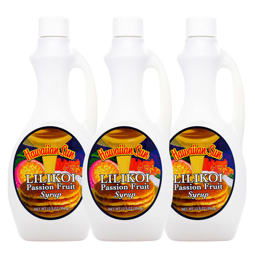 Hawaiian Sun Lilikoi Passion Fruit Syrup 3-Pk