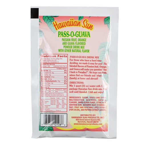 Hawaiian Sun Pass-O-Guava Powder Drink Mix