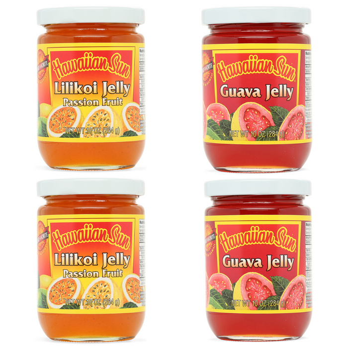 Hawaiian Sun Guava and Lilikoi Jelly 4-pack