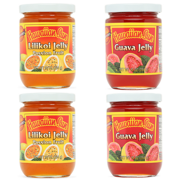 Buy Hawaiian Sun Guava and Lilikoi Jelly 4 Pack Online