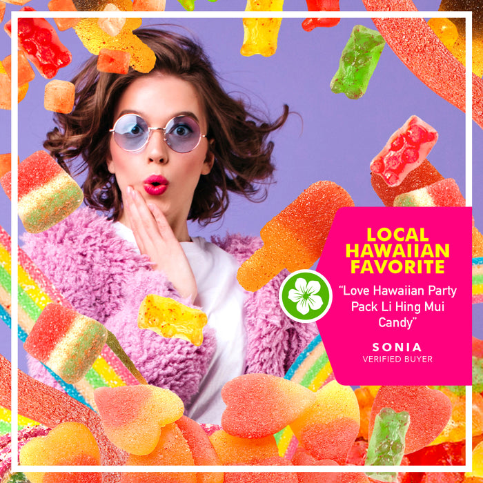 Hawaiian Party Pack - Li Hing Mui Candy (25 Pack)