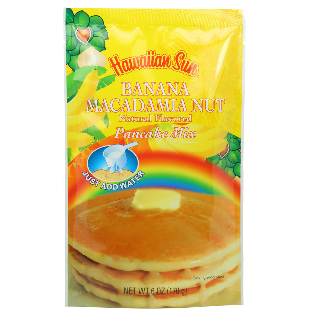 Hawaiian Sun Banana Macadamia Nut Pancake Mix | Snack Hawaii