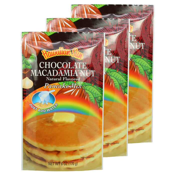 Hawaiian Sun Chocolate Macadamia Nut Pancake Mix - Hawaiian Snack
