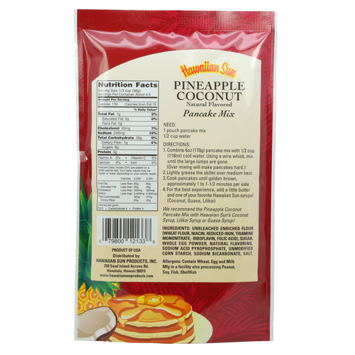Pineapple Coconut Pancake Mix