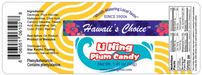 Hawaii's Choice Li Hing Plum Candy nutrition facts
