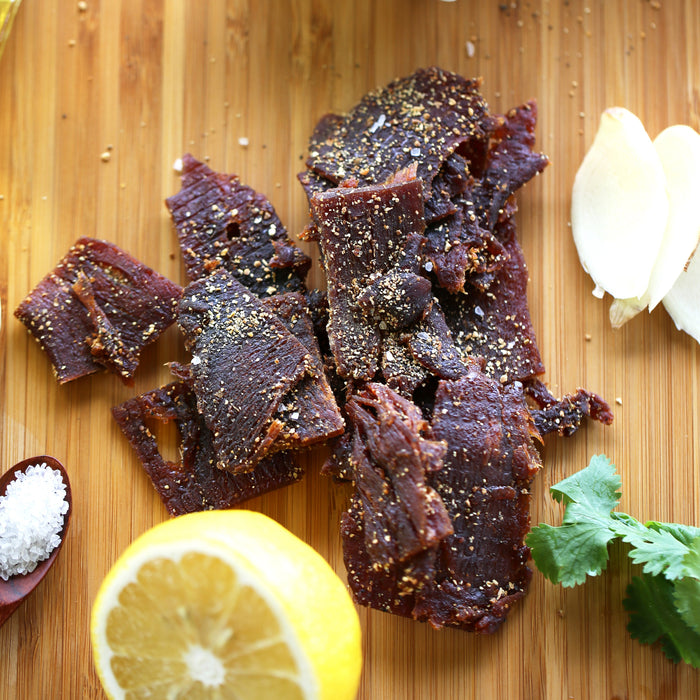Lemon Salt Ahi Tuna Jerky