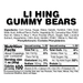Enjoy Li Hing Gummy Bears nutrition facts 