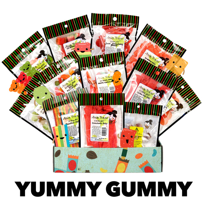 Li Hing Mui Candy Yummy Gummy Set (12 Varieties)