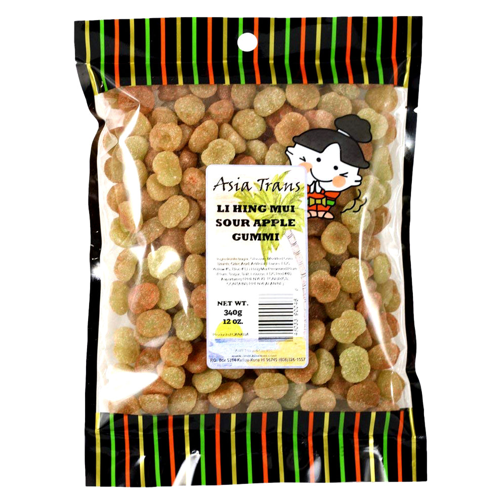 Buy Li Hing Mui Sour Apple Candy Snack Hawaii