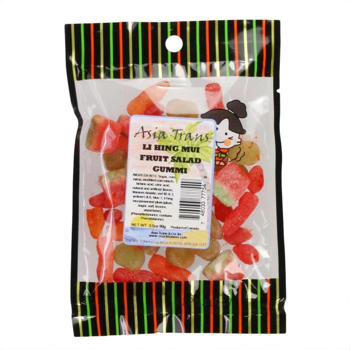 Li Hing Mui Fruit Salad Gummi: Local Hawaiian Snack