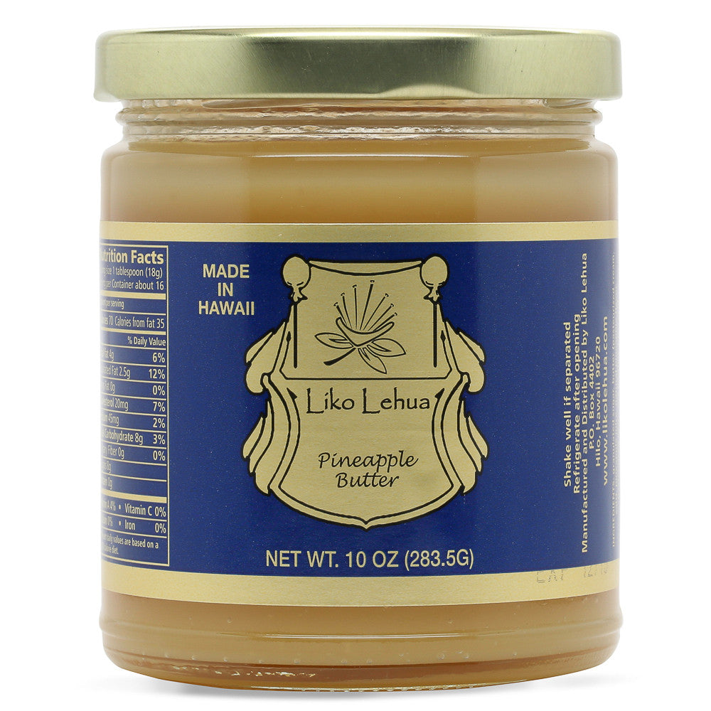 Pineapple Butter: Authentic Hawaiian Liko Lehua Spread 10 oz