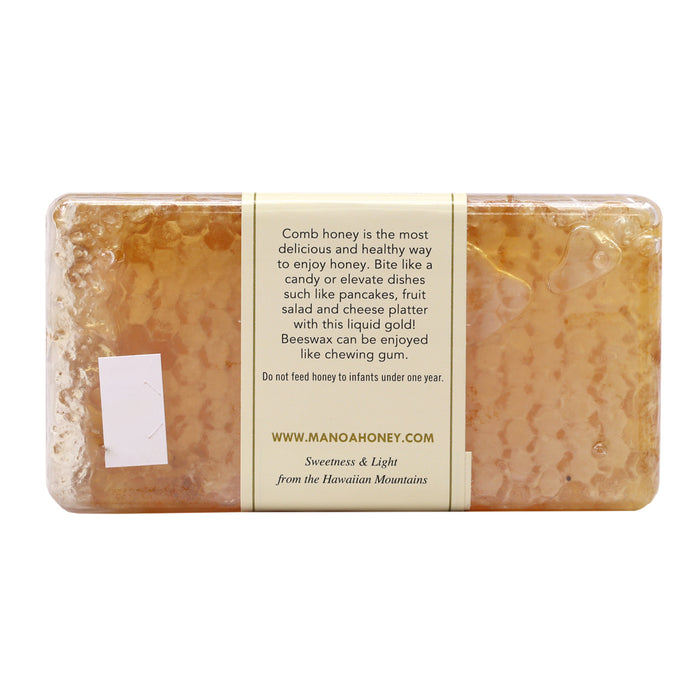 Manoa Honey Co. Hawaiian Natural Comb Honey - 5.3 oz back