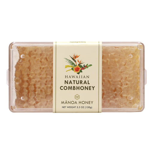 Manoa Honey Co. Hawaiian Natural Comb Honey - 5.3 oz front