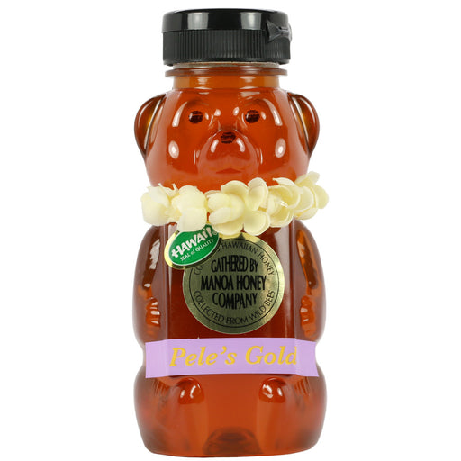 Manoa-Honey-Co-peles-gold-12-oz-bear-front