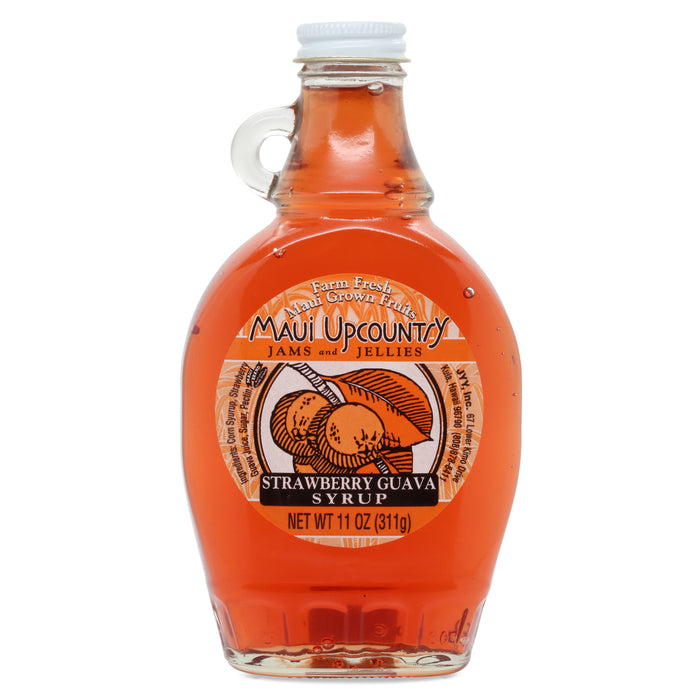 Maui-upcountry-strawberry-guava-syrup-11-oz-front