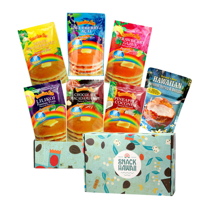 Hawaiian Sun Pancake Gift Set with Coconut Syrup