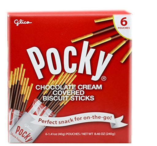 Pocky Chocolate Cream Covered Biscuit Sticks