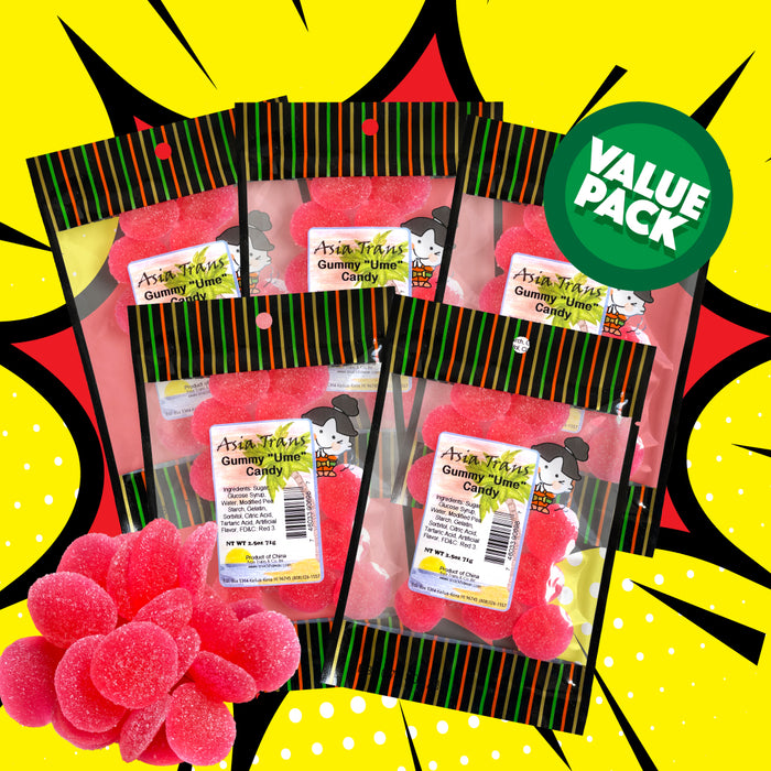 Gummy Ume Candy - 5 pack