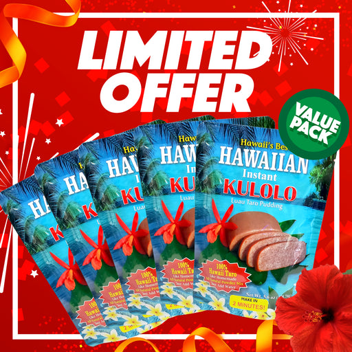 Limited Special 5 pk - Hawaii's Best Kulolo Taro Pudding Mix