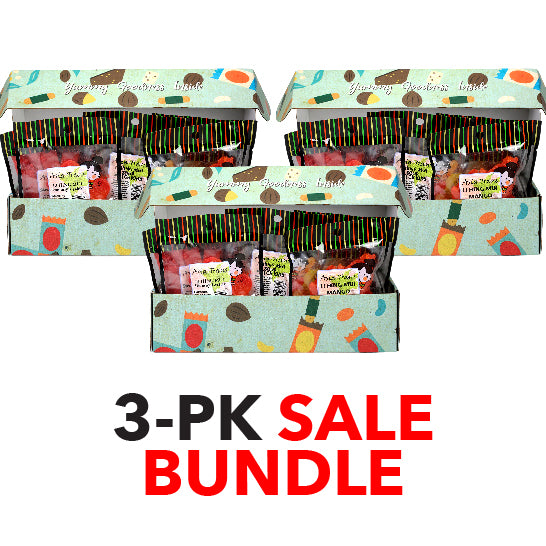 Li Hing Mui Yummy Gummy Candy Gift Box 3-Pack Bundle