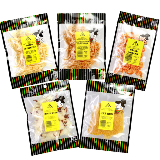 [NEW ITEM #5] Dried Seafood Snacks - Hawaiian Style Pupu Favorites