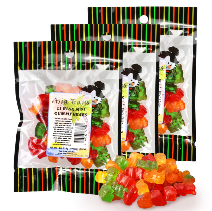 Honey Gummy Bears 6 oz, Gluten Free Candy