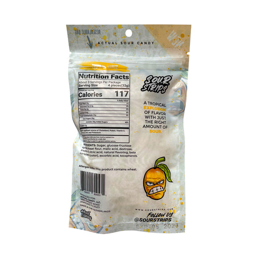 Tropical Mango Sour Strips - 3-pack