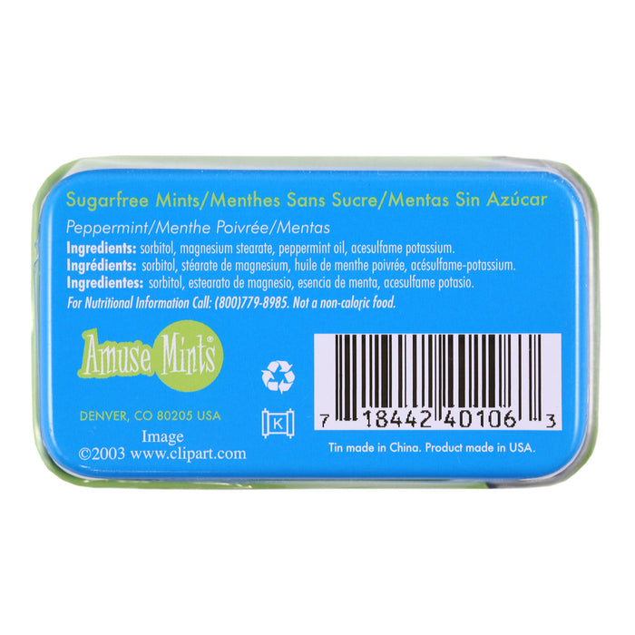 Hawaii Mints Surfer Tin back