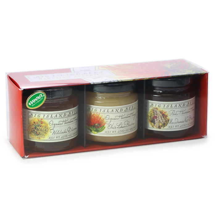 Big Island Bees Organic Honey Gift Set Front