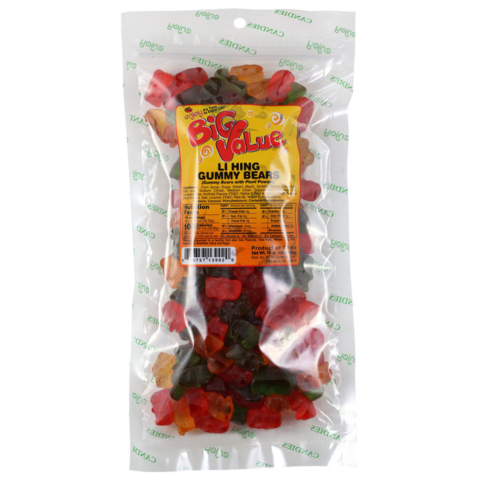 Enjoy Li Hing Gummy Bears 16 oz bag