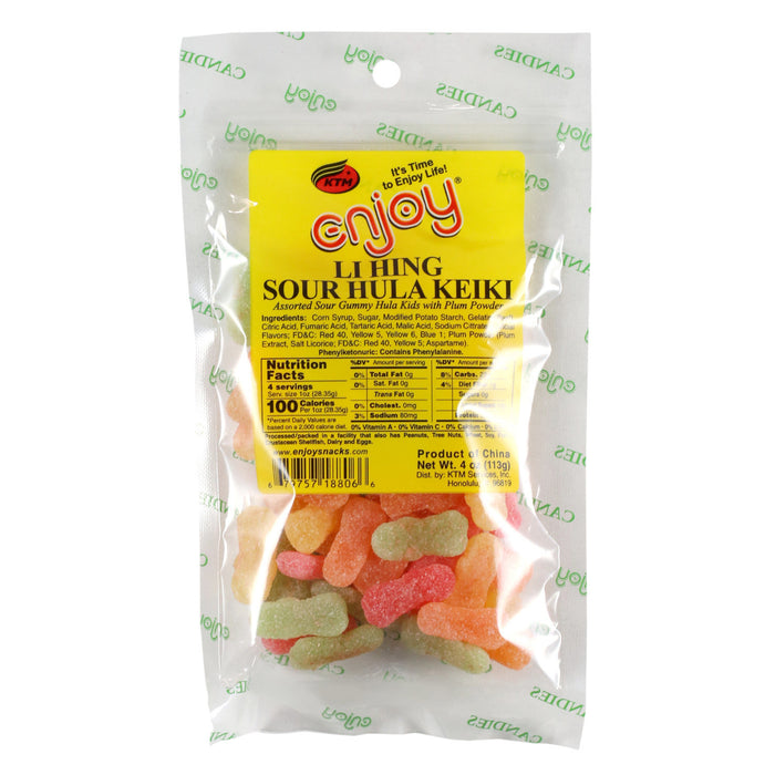 Enjoy Li Hing Sour Hula Keiki - 4 oz bag