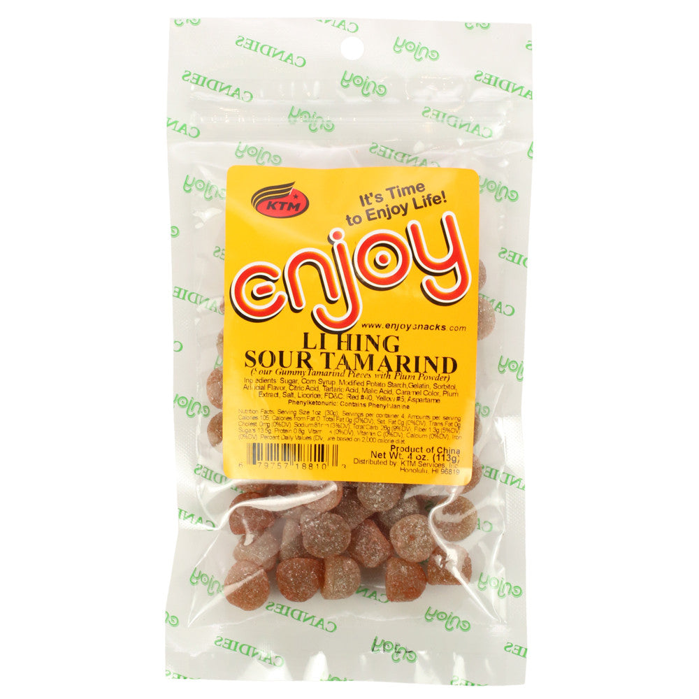 Enjoy Li Hing Sour Tamarind Slices 4 oz — Snack Hawaii