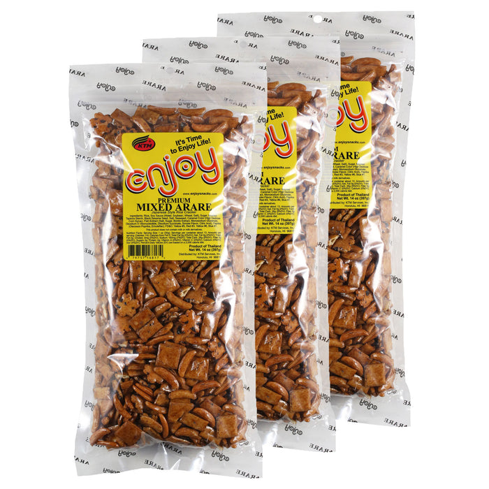 Enjoy Premium Mixed Arare 14 oz - 3 Pack