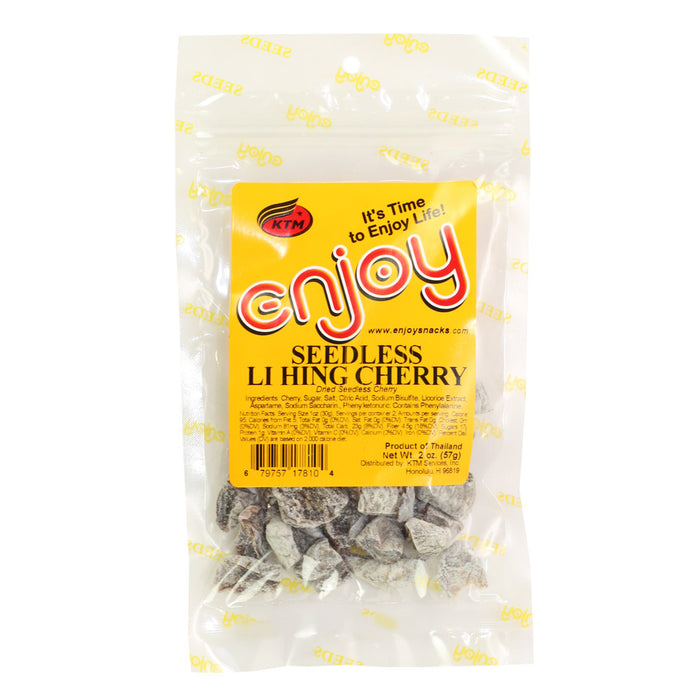 Enjoy Seedless Li Hing Cherry - 2 oz bag