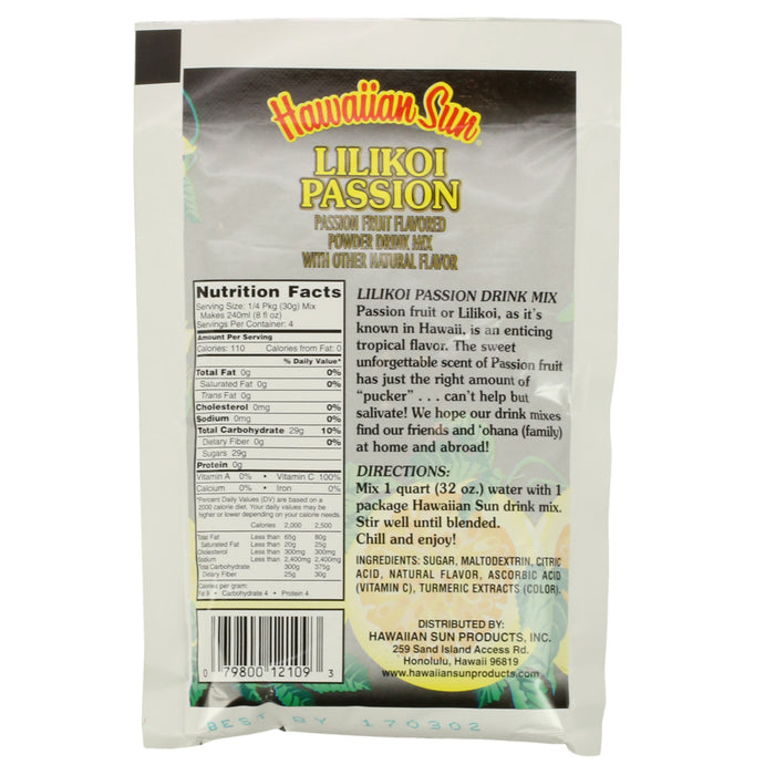 Hawaiian Sun Lilikoi Passion Powder Drink Mix