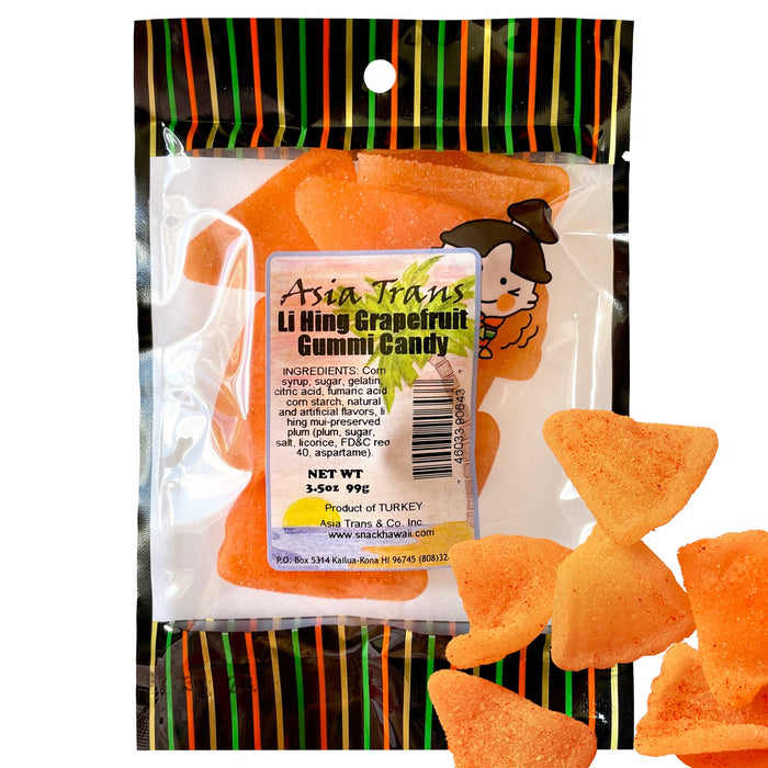 Li Hing Mui Grapefruit Gummy Candy