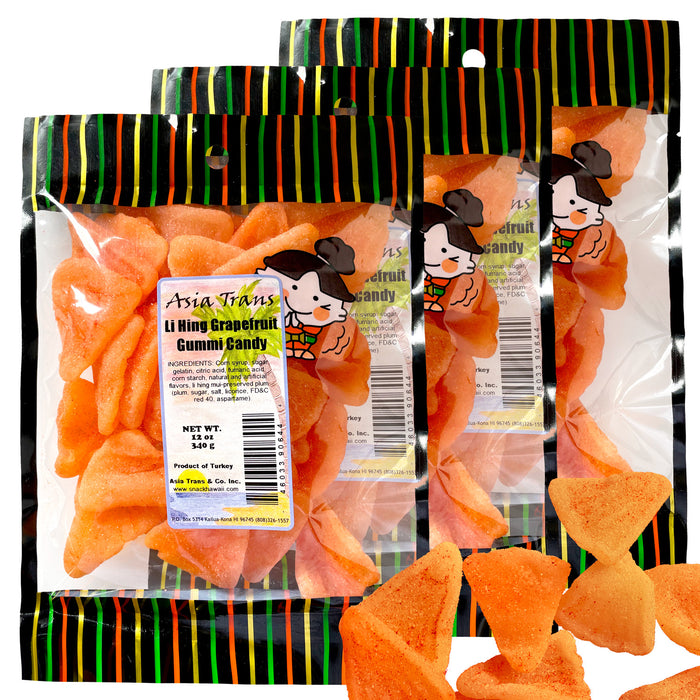 Li Hing Mui Grapefruit Gummy Candy