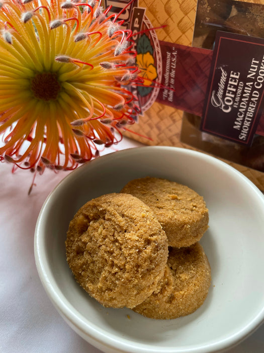 Punalu'u Bakery Gourmet Coffee Macadamia Nut Shortbread Cookies