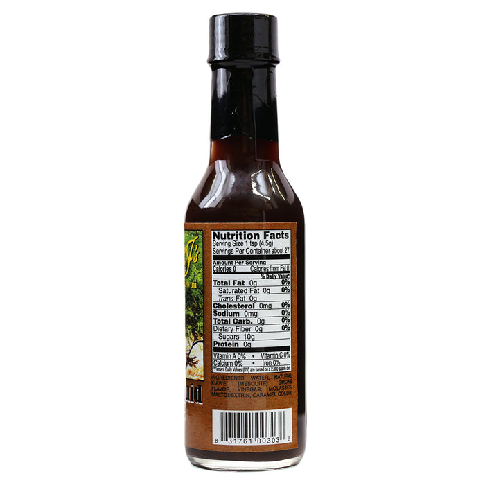 For J's Kiawe Liquid Smoke - 5 oz