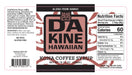 Da Kine Hawaiian Kona Coffee Syrup with Honey and Cinnamon