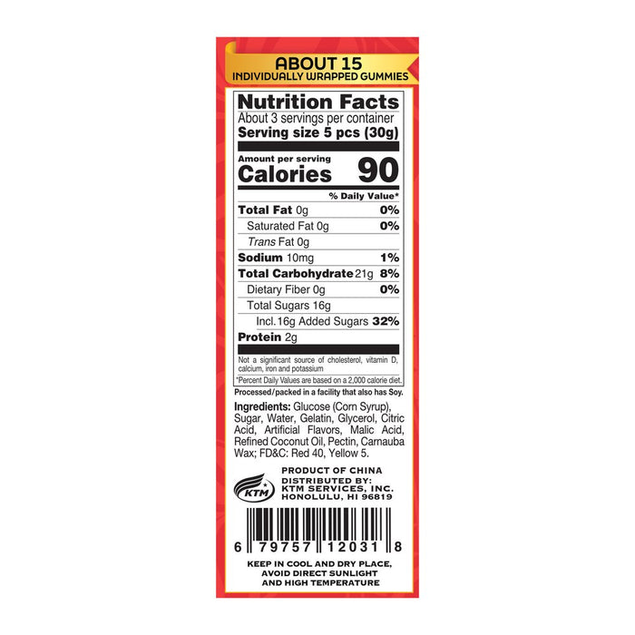 Enjoy Maneki Neko 3D Gummies nutrition facts