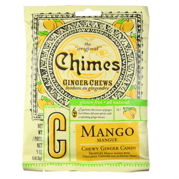 Chimes Mango Ginger Chews 5 oz bag 