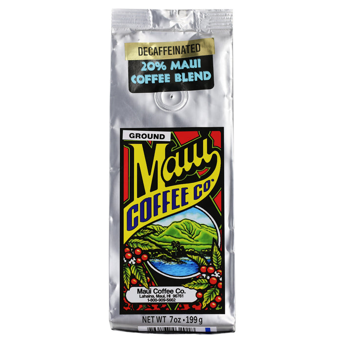 Maui Coffee Co. 20% Maui Blend Ground DECAF 7 oz