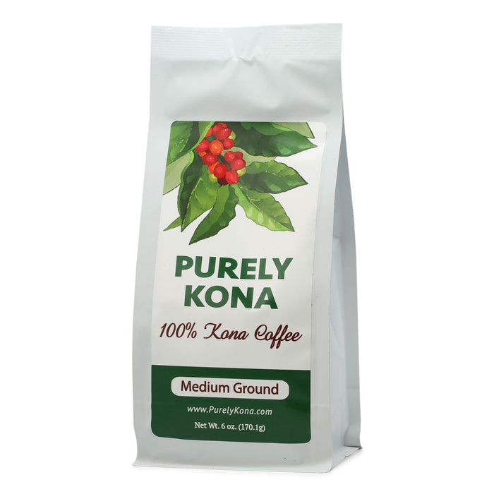 Purely Kona 100% Kona Coffee Medium Roast- 6 oz